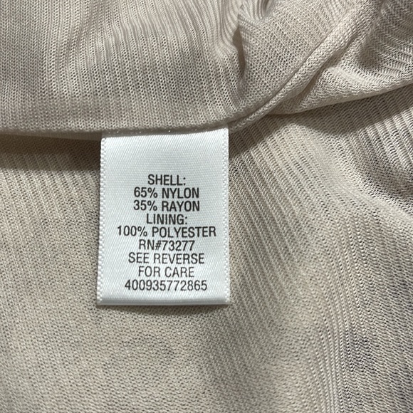 Beige Lace Shirt, size small - Picture 7 of 8